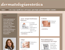 Tablet Screenshot of dermatologiaestetica.it